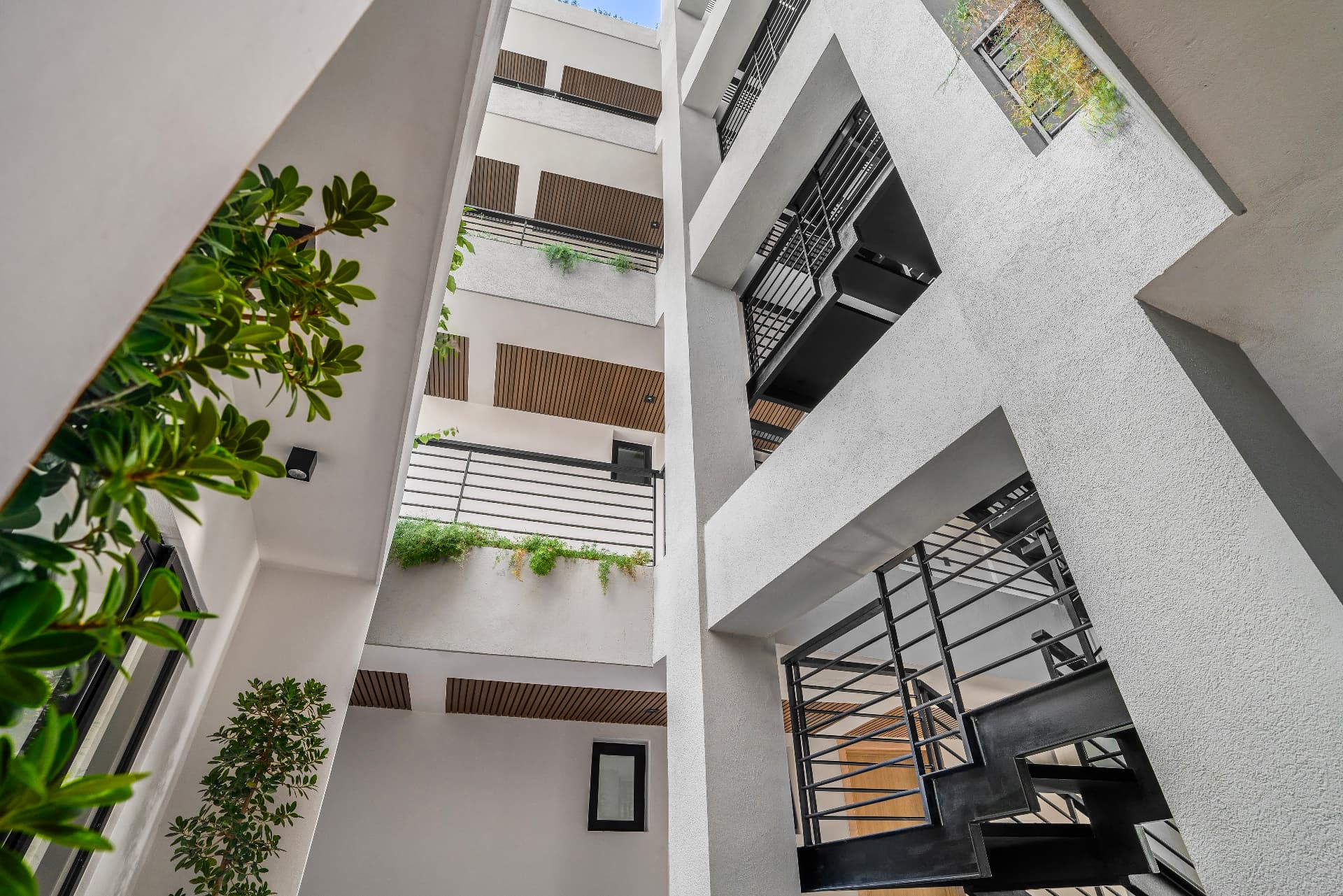 Open-air atrium