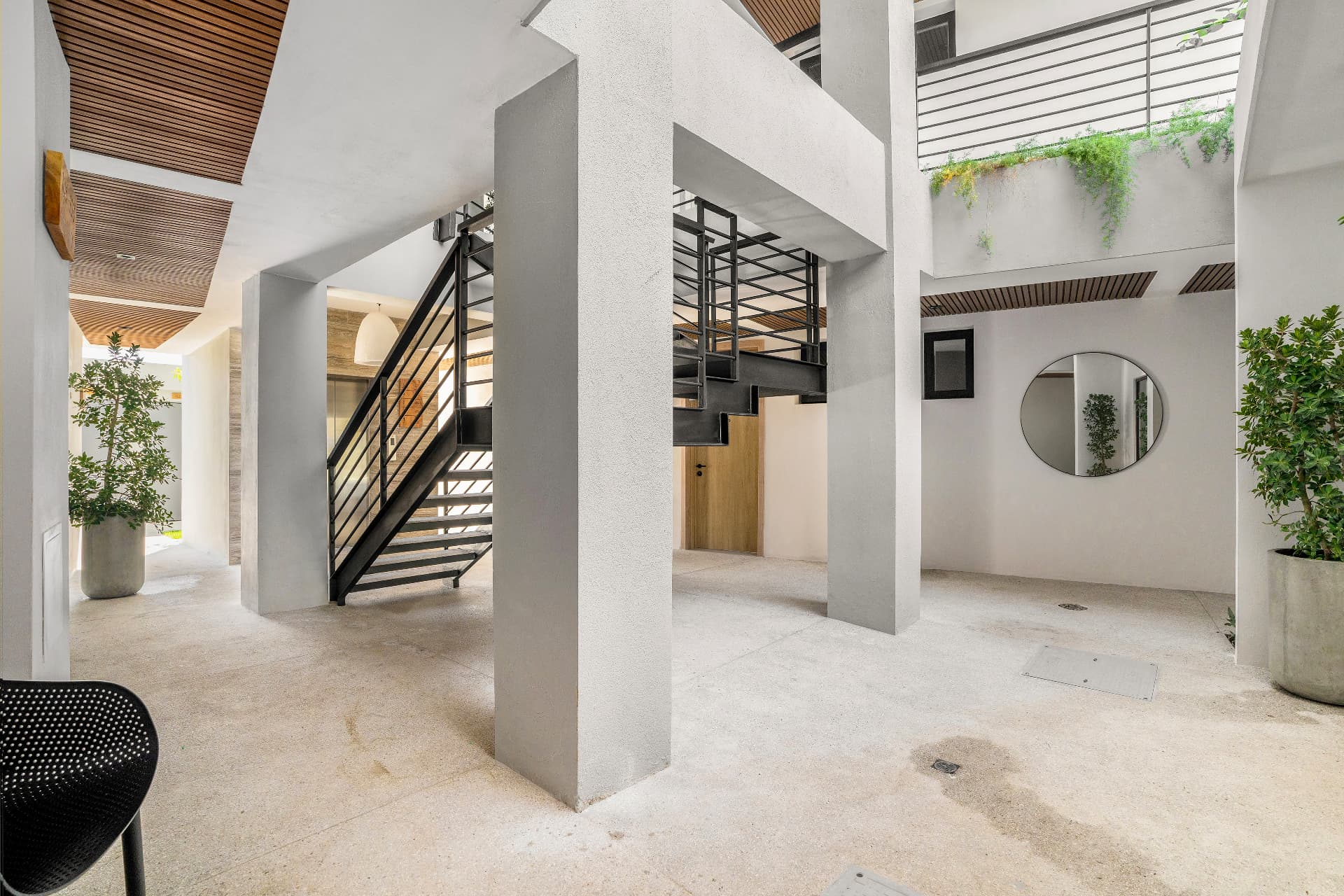 Ground-floor courtyard